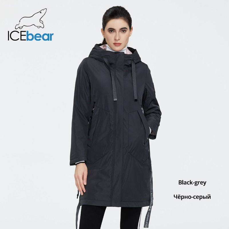 ICEbear 2020 Women spring jacket women coat with a hood casual wear quality coats brand clothing GWC20035I - dianjiang-