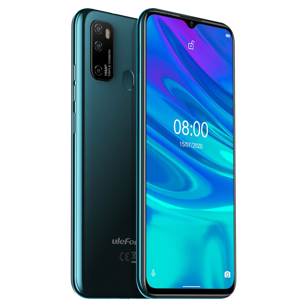 Ulefone Note 9P Smartphone Android 10 4GB+64GB Waterdrop Screen 6.52-inch Mobile phone Octa-core 4G Celular Phone - dianjiang-