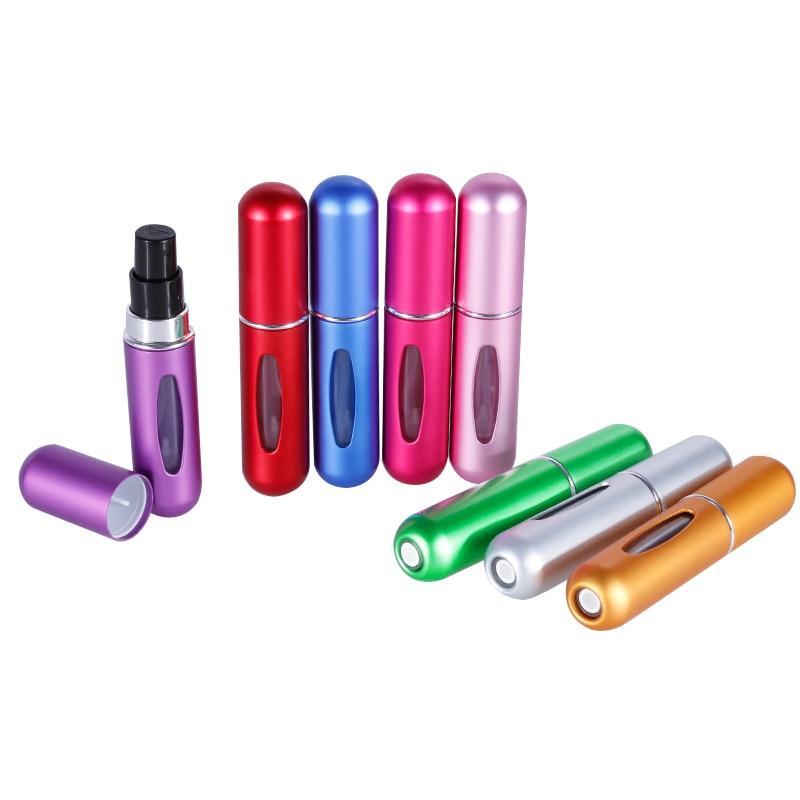 8ml 5ml Portable Mini Refillable Perfume Bottle With Spray Scent Pump Empty Cosmetic Containers Spray Atomizer Bottle For Travel - dianjiang-