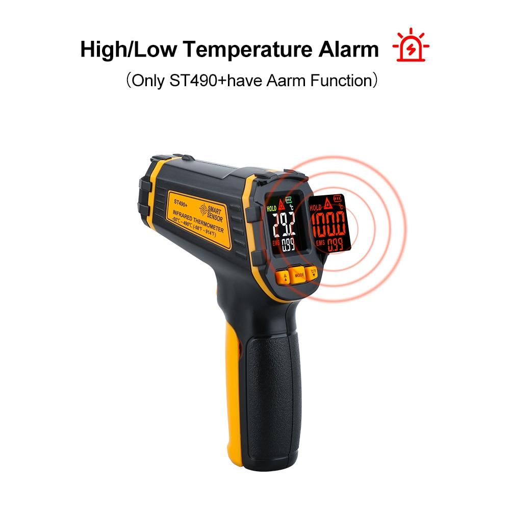 Digital Non Contact Infrared Thermometer IR Aquarium Color LCD Display Laser Gun Pyrometer High Accuracy Temperature Tester - dianjiang-