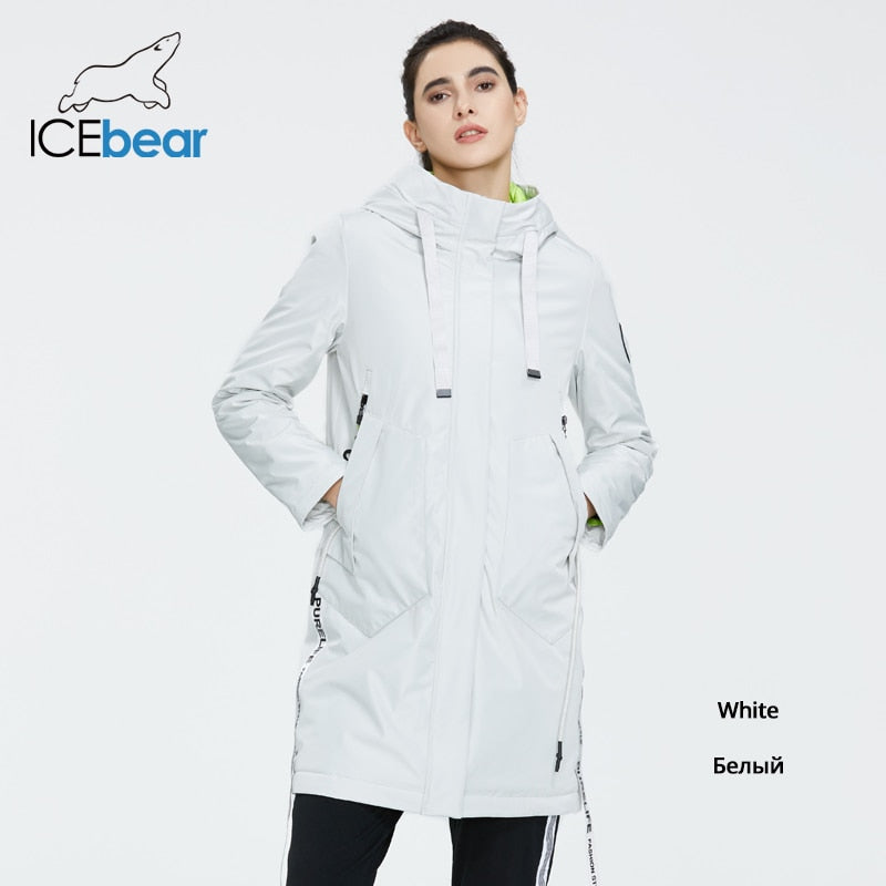 ICEbear 2020 Women spring jacket women coat with a hood casual wear quality coats brand clothing GWC20035I - dianjiang-