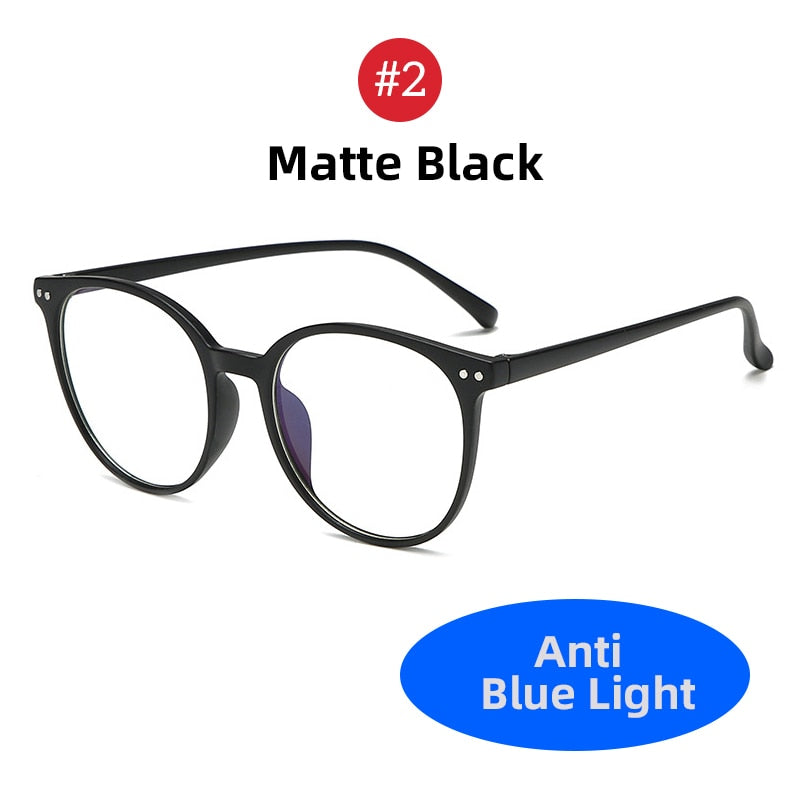 2020 Trends Office Anti Blue Light Oversized Glasses Computer Women Blue Blocking Gaming Big Size Men Eyeglasses Frame - dianjiang-