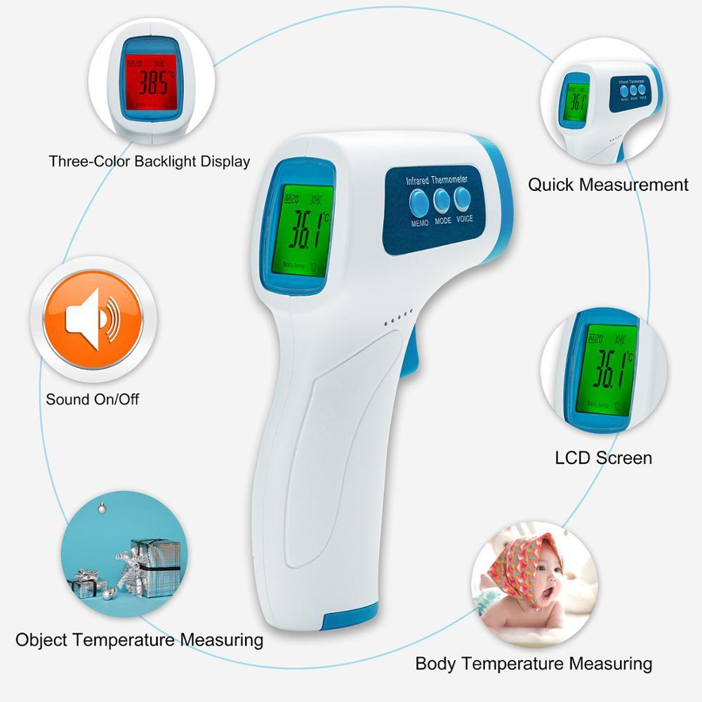 infrared thermometer non contact body gun thermometer termometer infrared ir thermometer body temperature meter termometro - dianjiang-