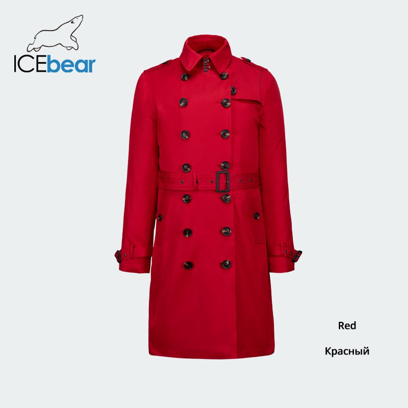 ICEbear 2020 Women spring lapel windbreaker fashion double breasted women's trench coat quality women clothing GWF20023D - dianjiang-