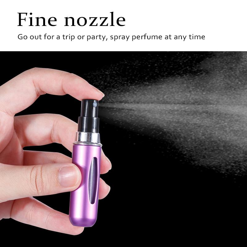 8ml 5ml Portable Mini Refillable Perfume Bottle With Spray Scent Pump Empty Cosmetic Containers Spray Atomizer Bottle For Travel - dianjiang-