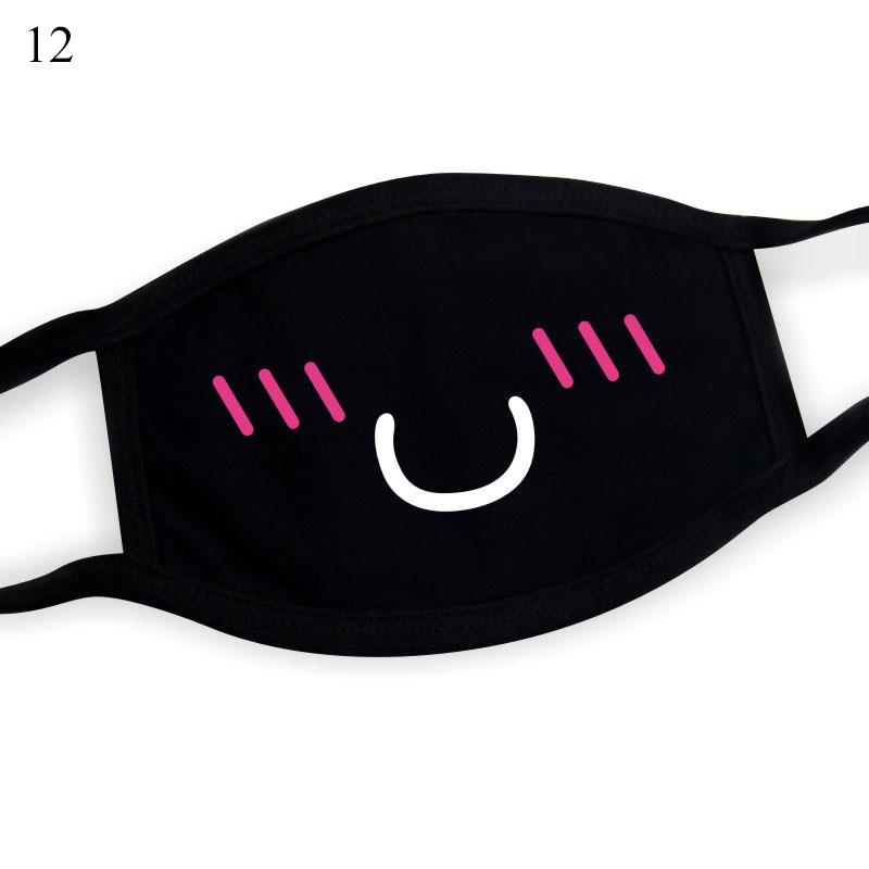 Cotton Windproof Mouth Face Mask 12 Style Teeth Pattern Cartoon Mouth Masks Anime Mask Autumn Fashion Warm Face Mask Hot Sale - dianjiang-