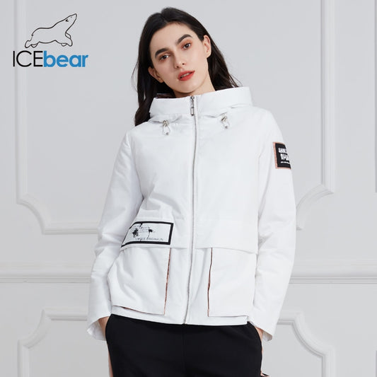 ICEbear 2020 New Women Coat Spring Casual Women Jacket Women Jacket Hooded Quality Women Clothing GWC20728I - dianjiang-