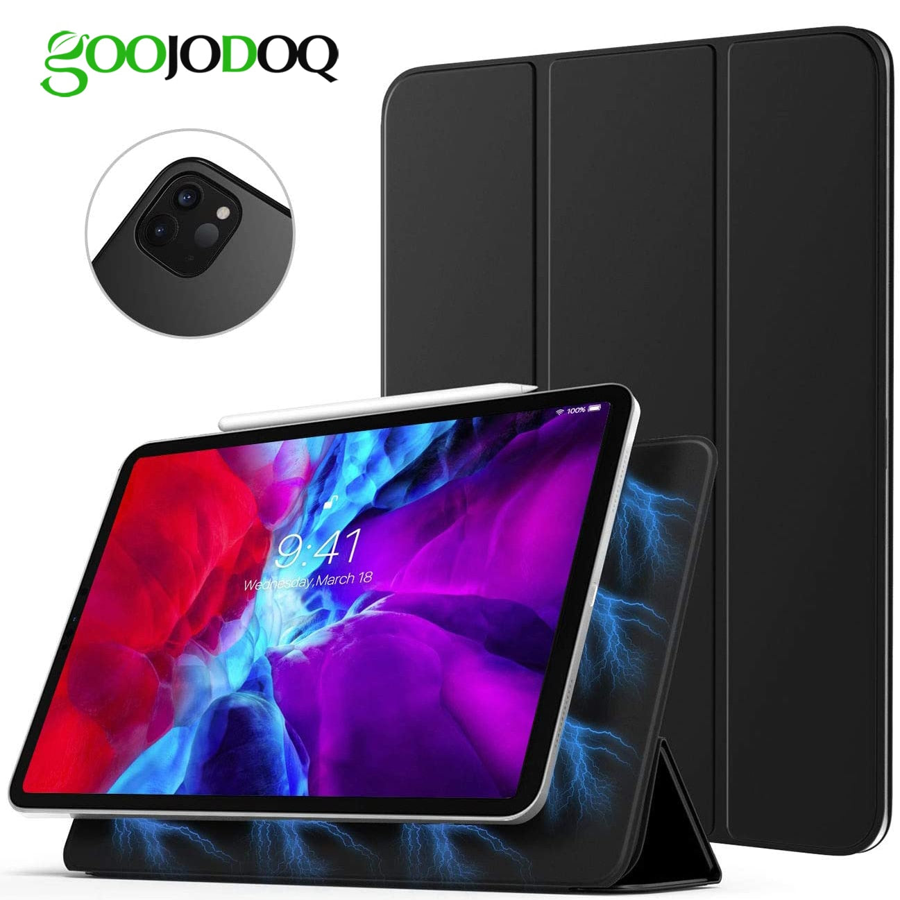 Case for New iPad Pro 11 2020 Case Pro 2020 12.9 2nd 4th Generation, Strong Magnetic Case Capa Funda Support Apple Pencil - dianjiang-