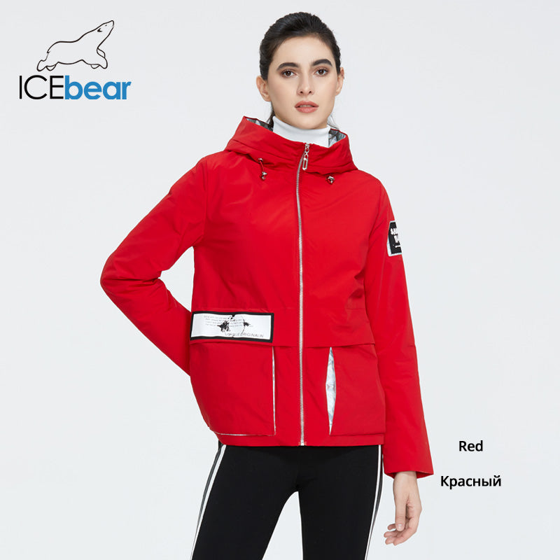 ICEbear 2020 New Women Coat Spring Casual Women Jacket Women Jacket Hooded Quality Women Clothing GWC20728I - dianjiang-