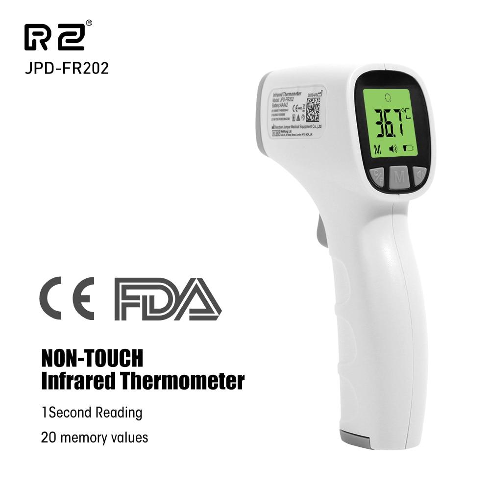 RZ Infrared Thermometer Non-Contact Temperature Meter Gun Handheld Digital LCD Industrial Outdoor Laser Pyrometer IR Thermometer - dianjiang-