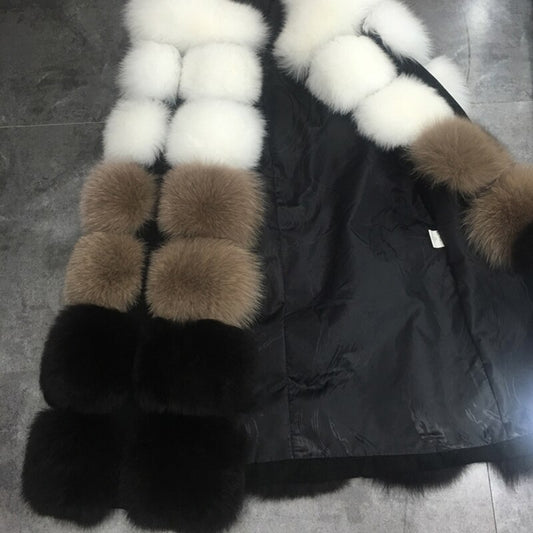 Fashion Streetwear Women Long Elegant Faux Fur Vest Coat Plus Sizes Warm Winter Furry Coat Casual Fake Fox Fur Vest Jacket S-3XL - dianjiang-