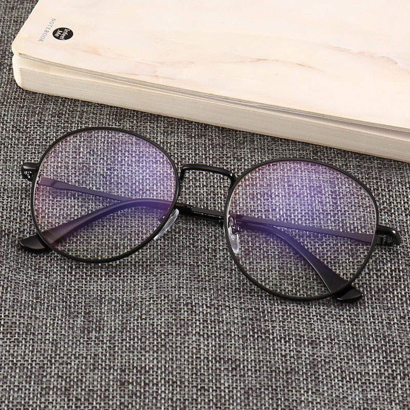 Black Glasses Mobile Phone Glasses Radiation Blue Light Men's Flat Mirror Computer Glasses Anti Blue Ray Glasses Clear Large - dianjiang-