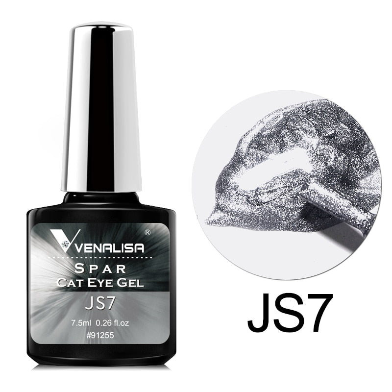 Venalisa Transparent Gel Polish Varnishes Hybrid Nails For Manicure 7.5ML Ice Spar Cat Eyes Soak off Enamel UV Gel Nail Polish - dianjiang-