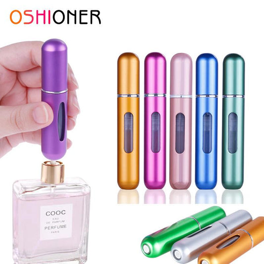 8ml 5ml Portable Mini Refillable Perfume Bottle With Spray Scent Pump Empty Cosmetic Containers Spray Atomizer Bottle For Travel - dianjiang-