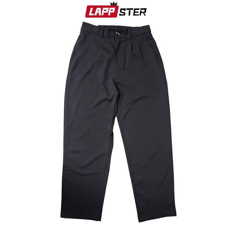 LAPPSTER Mens Black Korean Harem Pants 2020 Japanese Streetwear Joggers Harajuku Sweatpants Hip Hop Casual Trousers Plus Size - dianjiang-