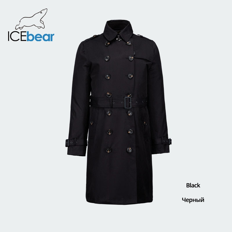 ICEbear 2020 Women spring lapel windbreaker fashion double breasted women's trench coat quality women clothing GWF20023D - dianjiang-