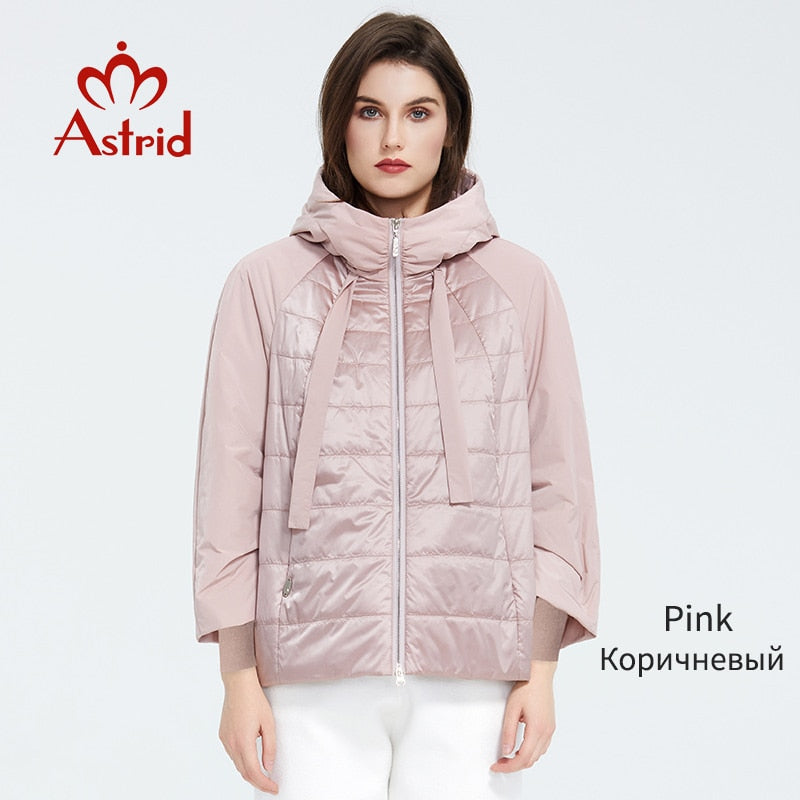 Astrid 2020 Spring coat women Outwear trend Jacket Short Parkas casual fashion female high quality Warm Thin Cotton ZM-8601 - dianjiang-