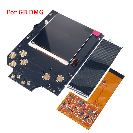 Full Screen IPS LCD Kits Replacement for GB DMG IPS LCD Backlight High light Brightness 36 vintage background colors adjustable (For GB DMG) - dianjiang-