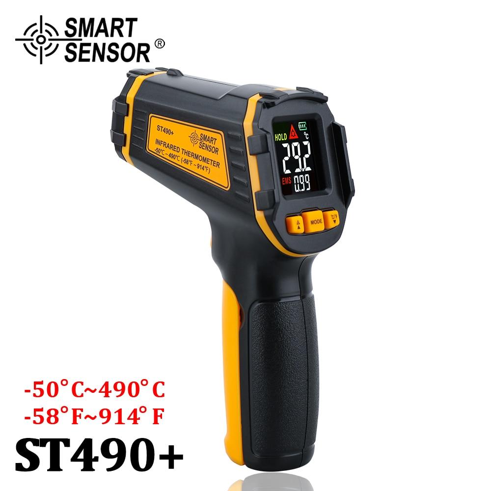 Digital Non Contact Infrared Thermometer IR Aquarium Color LCD Display Laser Gun Pyrometer High Accuracy Temperature Tester - dianjiang-