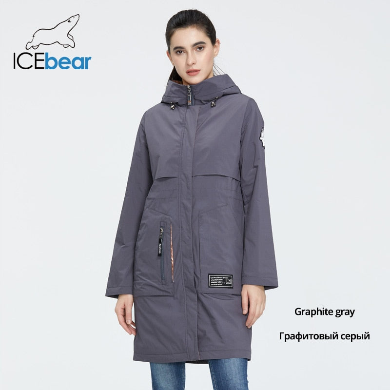 ICEbear 2020 New Women Coat Long Women Jacket Quality Women Coats Fashion Casual Women Clothing Brand Women Clothing GWC20727I - dianjiang-