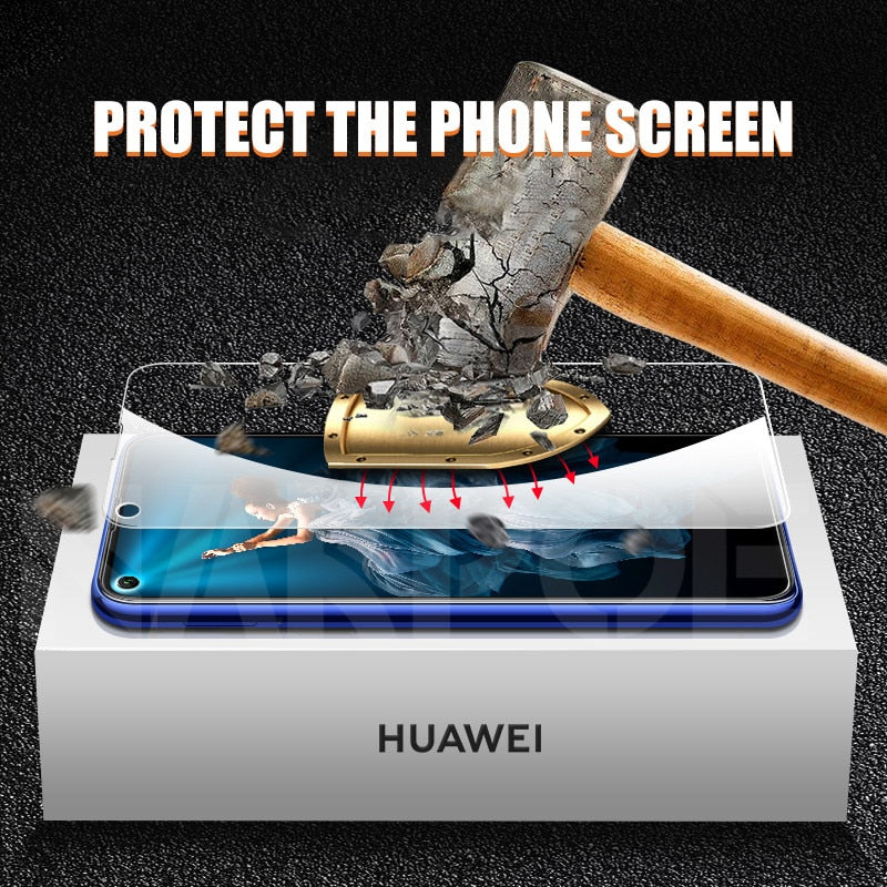 9H Protective Glass For Huawei Honor 20 10 9 8 Lite Tempered Screen Protector Glass Honor 30 30S V30 V20 V10 V9 Play Glass Film - dianjiang-