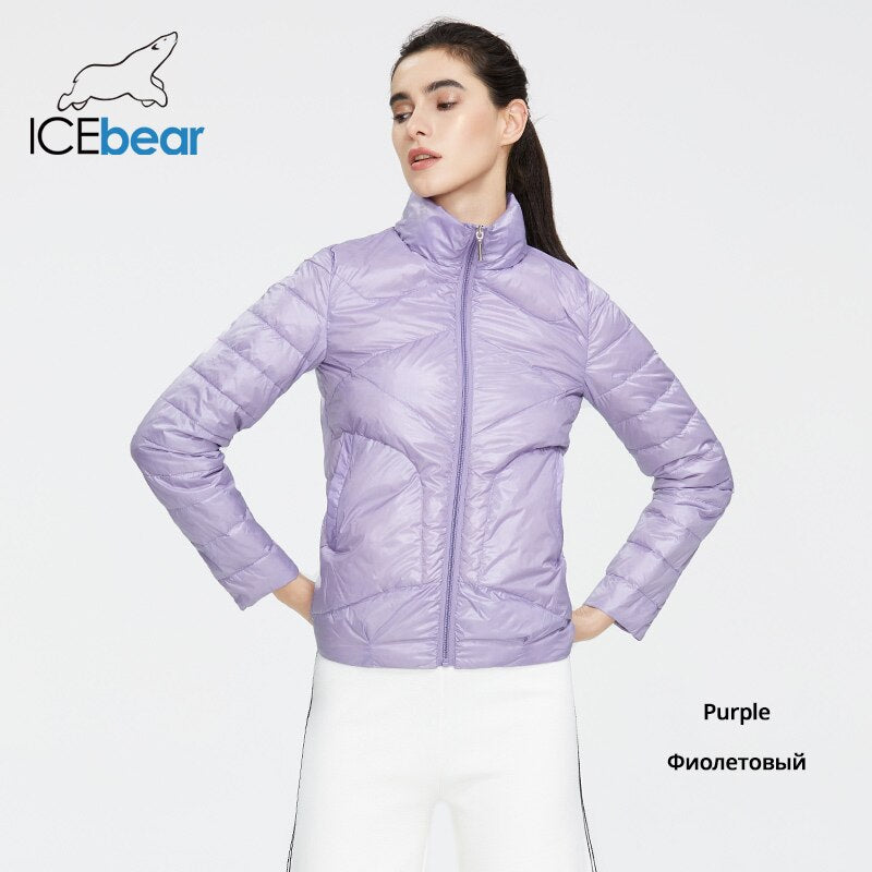 ICEbear 2020 Women Spring Lightweight Down Jacket Stylish Casual Women Jacket Female Collar Women Clothing GWY19556D - dianjiang-