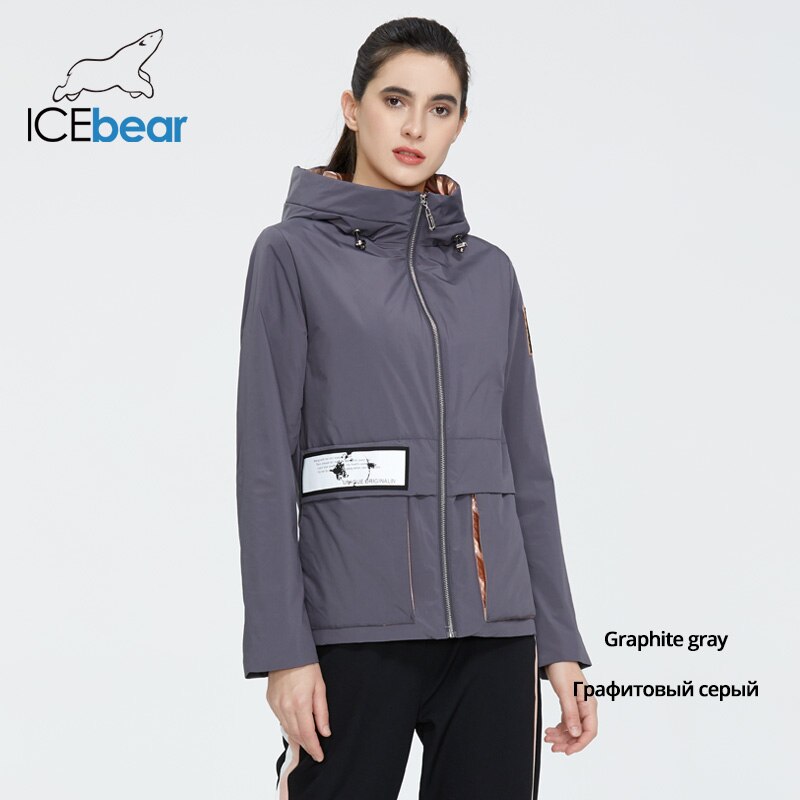 ICEbear 2020 New Women Coat Spring Casual Women Jacket Women Jacket Hooded Quality Women Clothing GWC20728I - dianjiang-