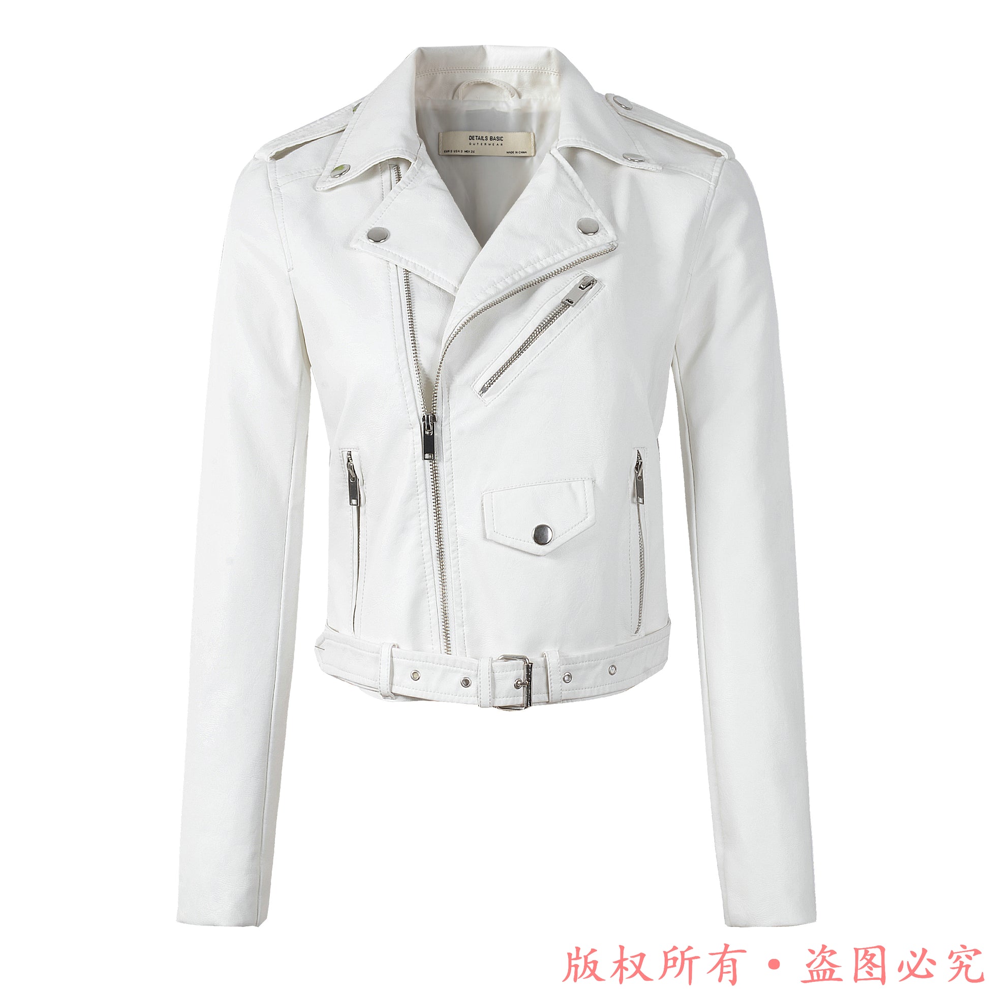 New Arrival 2020 brand Winter Autumn Motorcycle leather jackets yellow leather jacket women leather coat  slim PU jacket Leather - dianjiang-