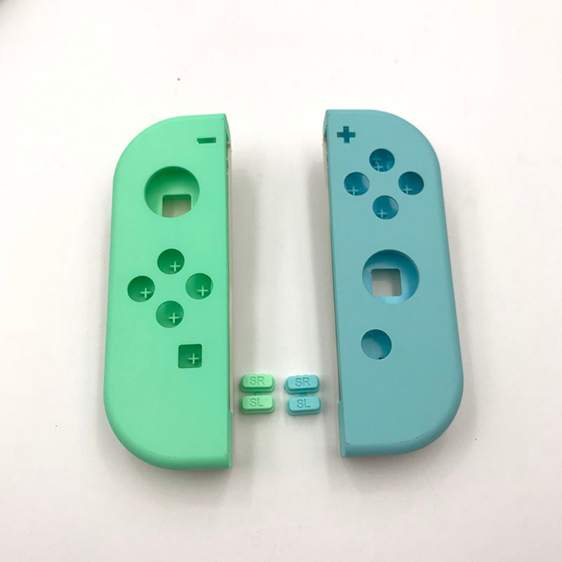 Original quality Back Case Rear Cover Panel Frame For Nintendo Switch Animal Crossing Console & Joy-con Housing Case buttons - dianjiang-