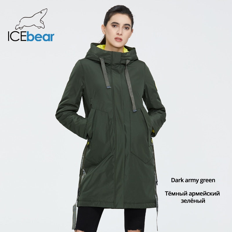 ICEbear 2020 Women spring jacket women coat with a hood casual wear quality coats brand clothing GWC20035I - dianjiang-