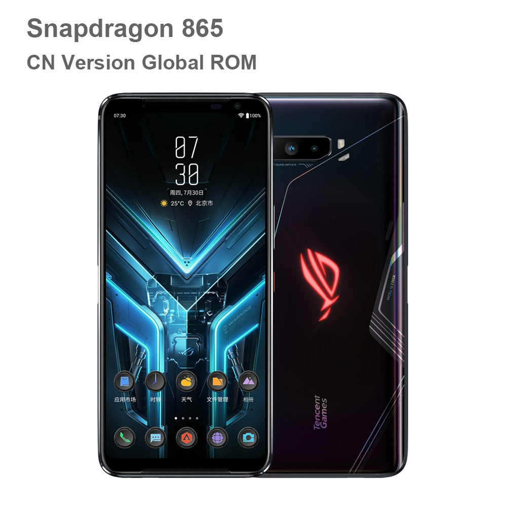 ASUS ROG Phone 3 5G Smartphone Snapdragon 865/865Plus 128GB 256GB Rom 6000mAh NFC Android Q 144Hz FHD+ AMOLED Gaming phone ROG3 - dianjiang-