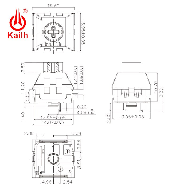 kailh box Silent Switch Mechanical Keyboard diy RGB/SMD Pink Brown switch Dustproof IP56 waterproof Compatible Cherry MX - dianjiang-