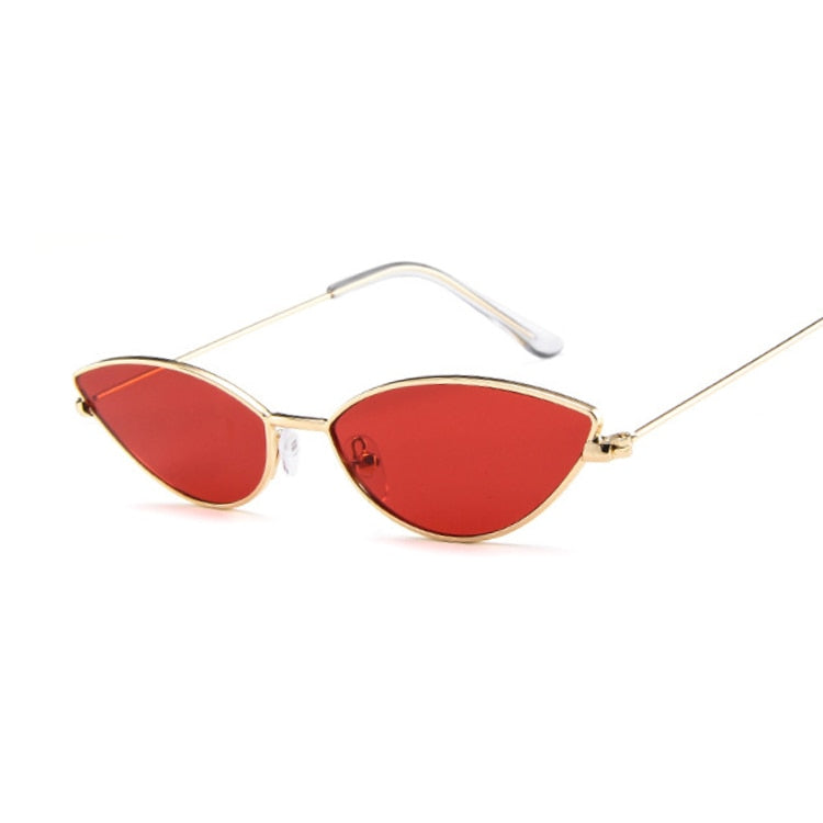 Cute Sexy Cat Eye Sunglasses Women Retro Small Black Red Pink Cateye Sun Glasses Female Vintage Shades For Women - dianjiang-