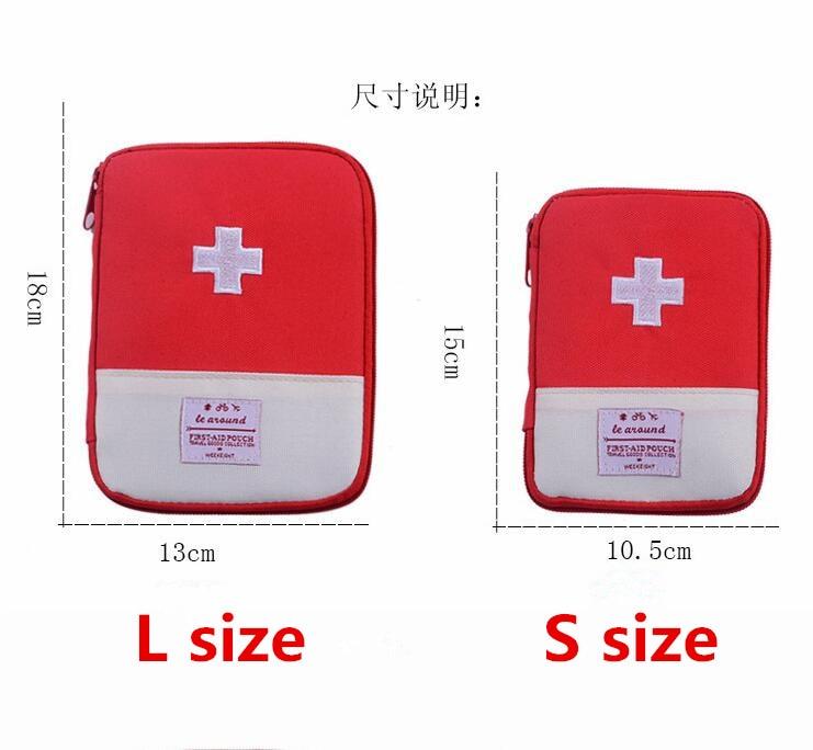 Portable Outdoor First Aid Kit Bag Pouch Travel Medicine Package Emergency Kit Bags Small Medicine Divider Storage Organizer - dianjiang-