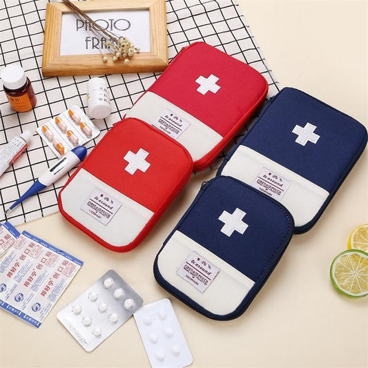 Portable Outdoor First Aid Kit Bag Pouch Travel Medicine Package Emergency Kit Bags Small Medicine Divider Storage Organizer - dianjiang-