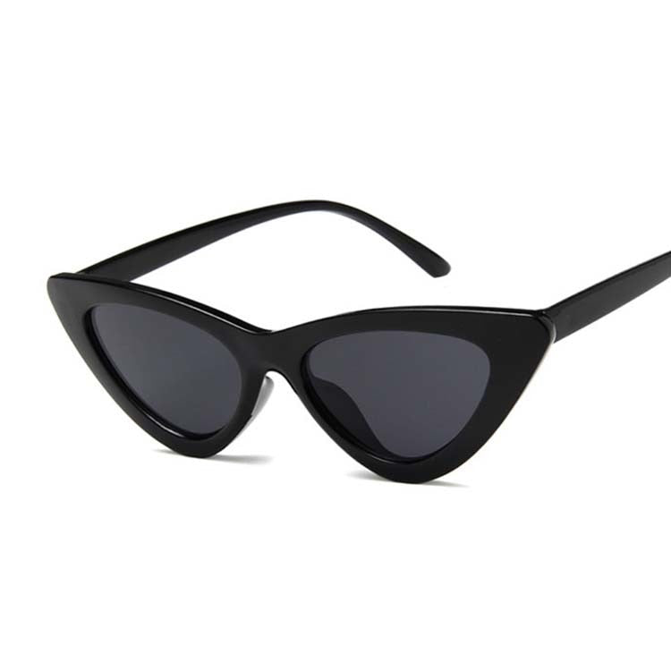 Cat Eye Women Sunglasses Fashion Luxury Brand Designer Lady Female Mirror Points Sun Glasses For Women Oculos De Sol Black - dianjiang-