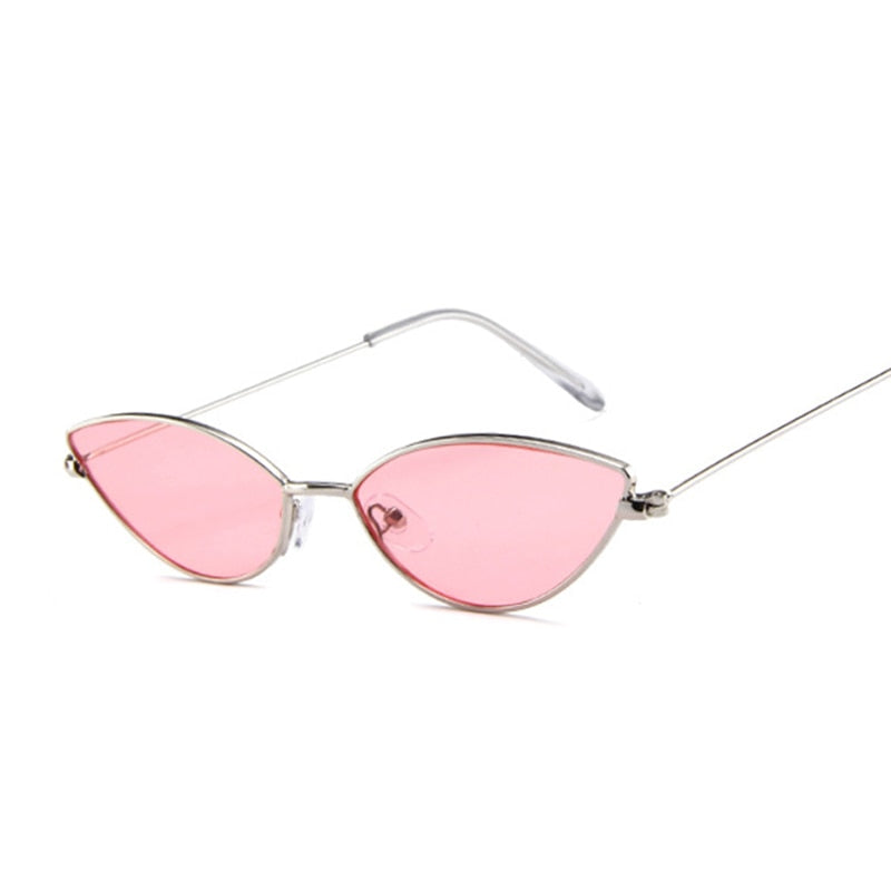 Cute Sexy Cat Eye Sunglasses Women Retro Small Black Red Pink Cateye Sun Glasses Female Vintage Shades For Women - dianjiang-