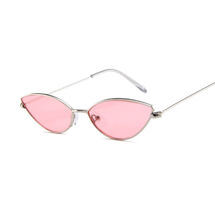 Cute Sexy Cat Eye Sunglasses Women Retro Small Black Red Pink Cateye Sun Glasses Female Vintage Shades For Women - dianjiang-