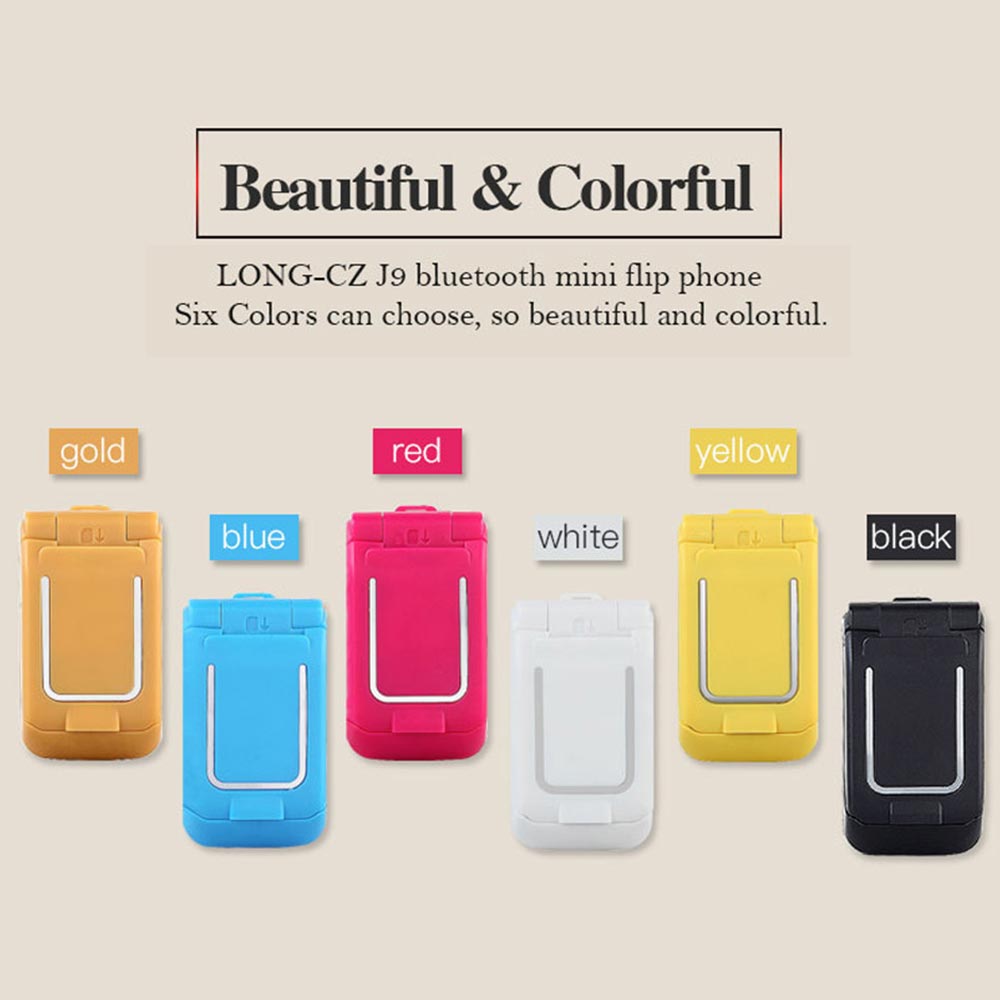 Mini Flip Mobile Phone LONG-CZ J9 0.66