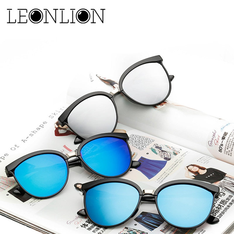 LeonLion Candies Brand Designer Cat Eye Sunglasses Women Luxury Plastic Sun Glasses Classic Retro Outdoor Oculos De Sol Gafas - dianjiang-