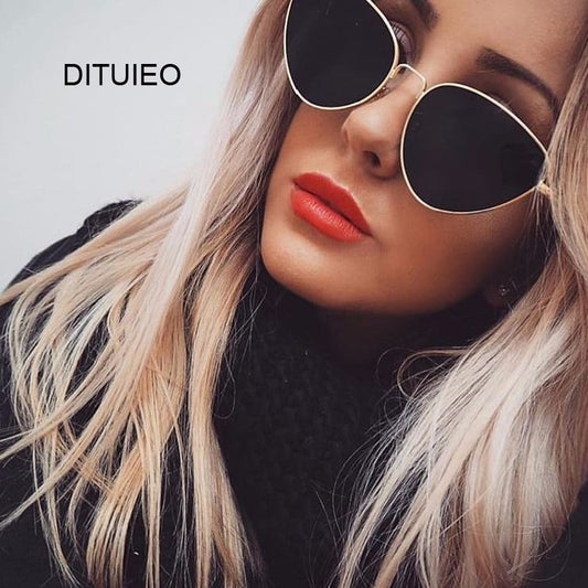 Sexy Small Vintage Cat Eye Sunglasses Women Vintage Red Black Sun Glasses Female Ladies Cateyes Sunglass 2018 Retro Glasses - dianjiang-