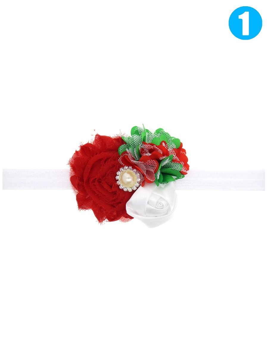 Flower Headband Kids Christmas Hair Accessory - dianjiang-