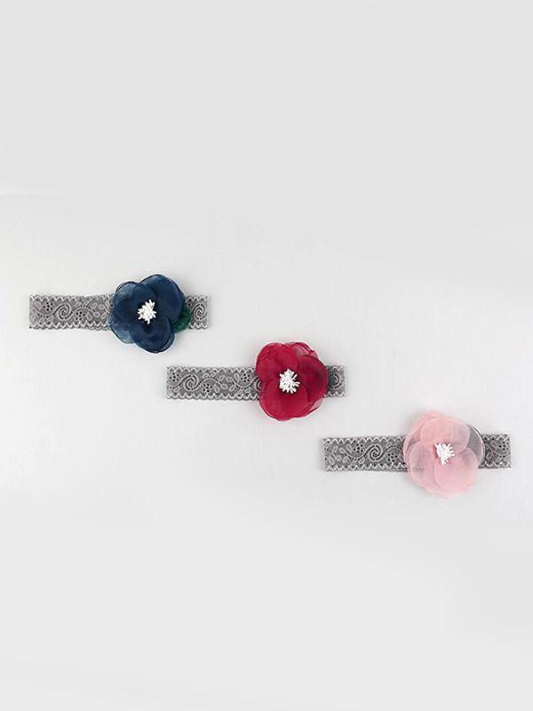 Popular Flower Hairband Elastic Hair Clasp For Baby Toddler Girls - dianjiang-