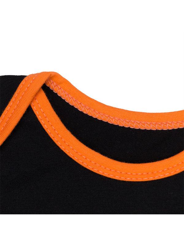 Halloween 3-piece Baby Girls Pumpkin Romper+Tutu-Shorts+Headband - dianjiang-