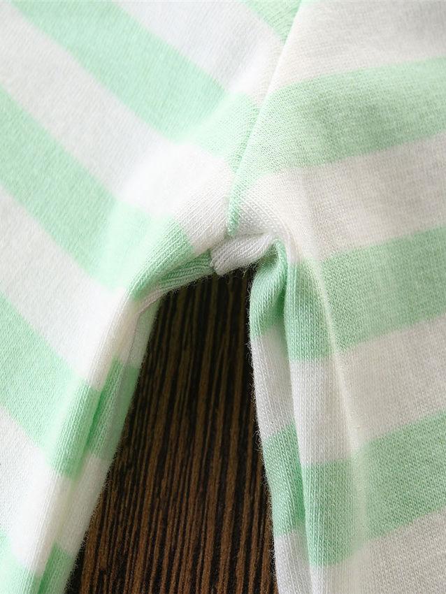 Halloween Baby Girl Jumpsuit Bow Pumpkin Striped - dianjiang-