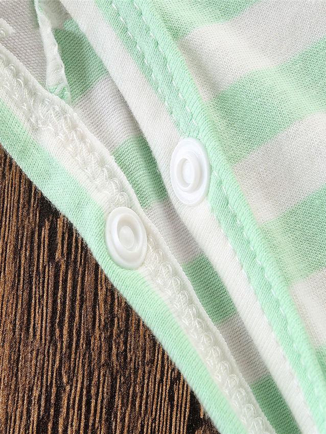 Halloween Baby Girl Jumpsuit Bow Pumpkin Striped - dianjiang-