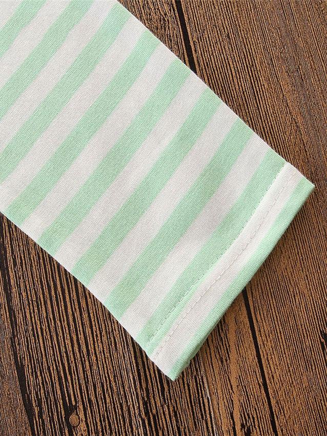 Halloween Baby Girl Jumpsuit Bow Pumpkin Striped - dianjiang-