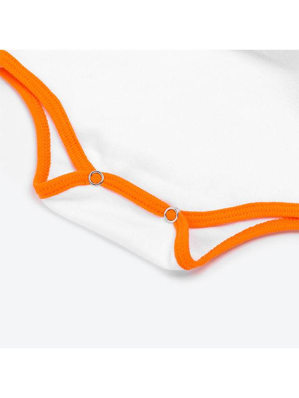 Halloween Baby Girls 2-piece Set Pumpkin Romper Dress+Headband - dianjiang-