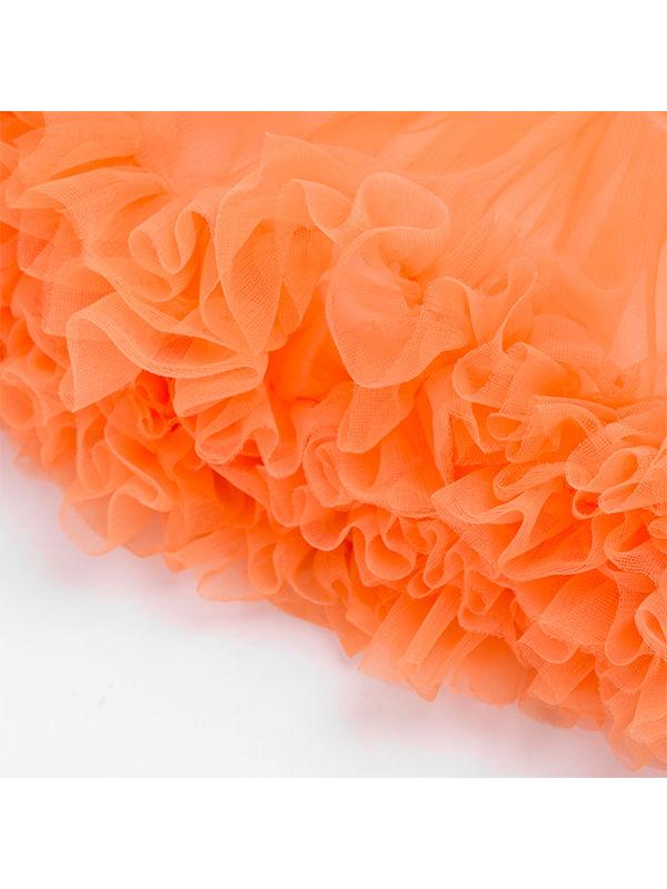 Halloween Baby Girls 2-piece Set Pumpkin Romper Dress+Headband - dianjiang-