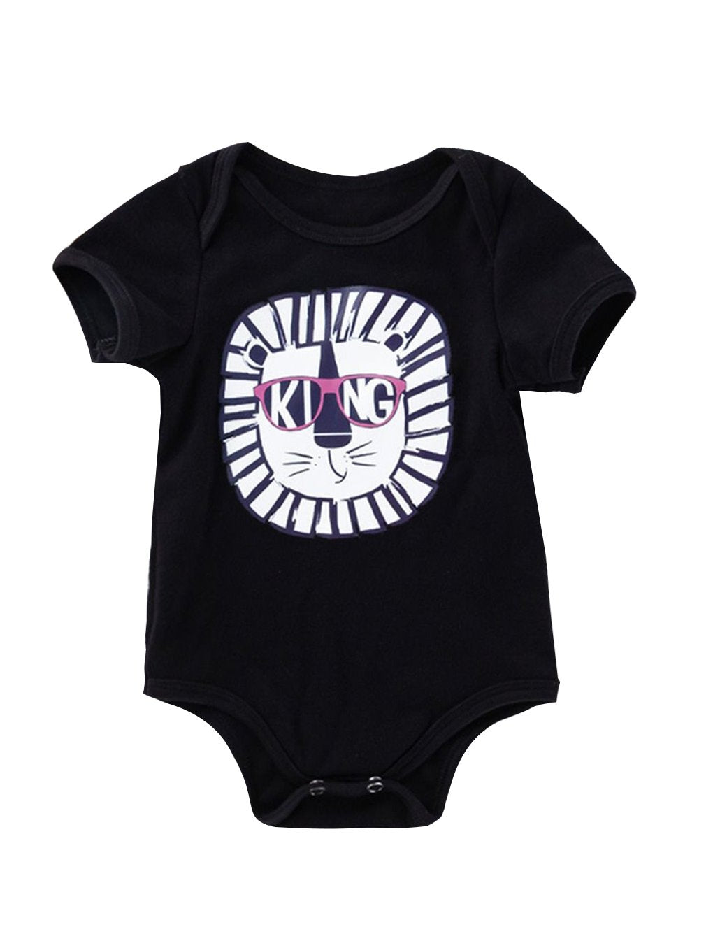 Halloween Letters Print Baby Black Romper Onesies - dianjiang-